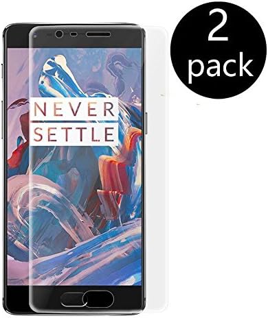 [2-Pack] OnePlus 3 / OnePlus 3T Screen Protector [Full Coverage] [Case Friendly][No Bubble], Soft Flexible TPU film (HD) clear Xinplas Screen Protector