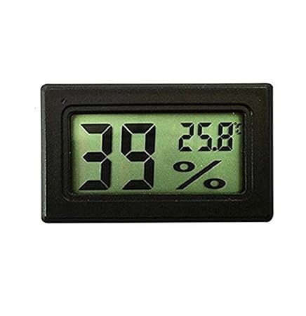 Eidyer LCD-Digital-Temperatur Feuchtigkeits Meter, Mini Digital Thermometer-Hygrometer und Feuchtigkeitsmesser-genaue Messwer