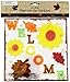 Regent Thanksgiving Fall Autumn Gel Sticker Window Clings Decoration Bundle of 6 Packages
