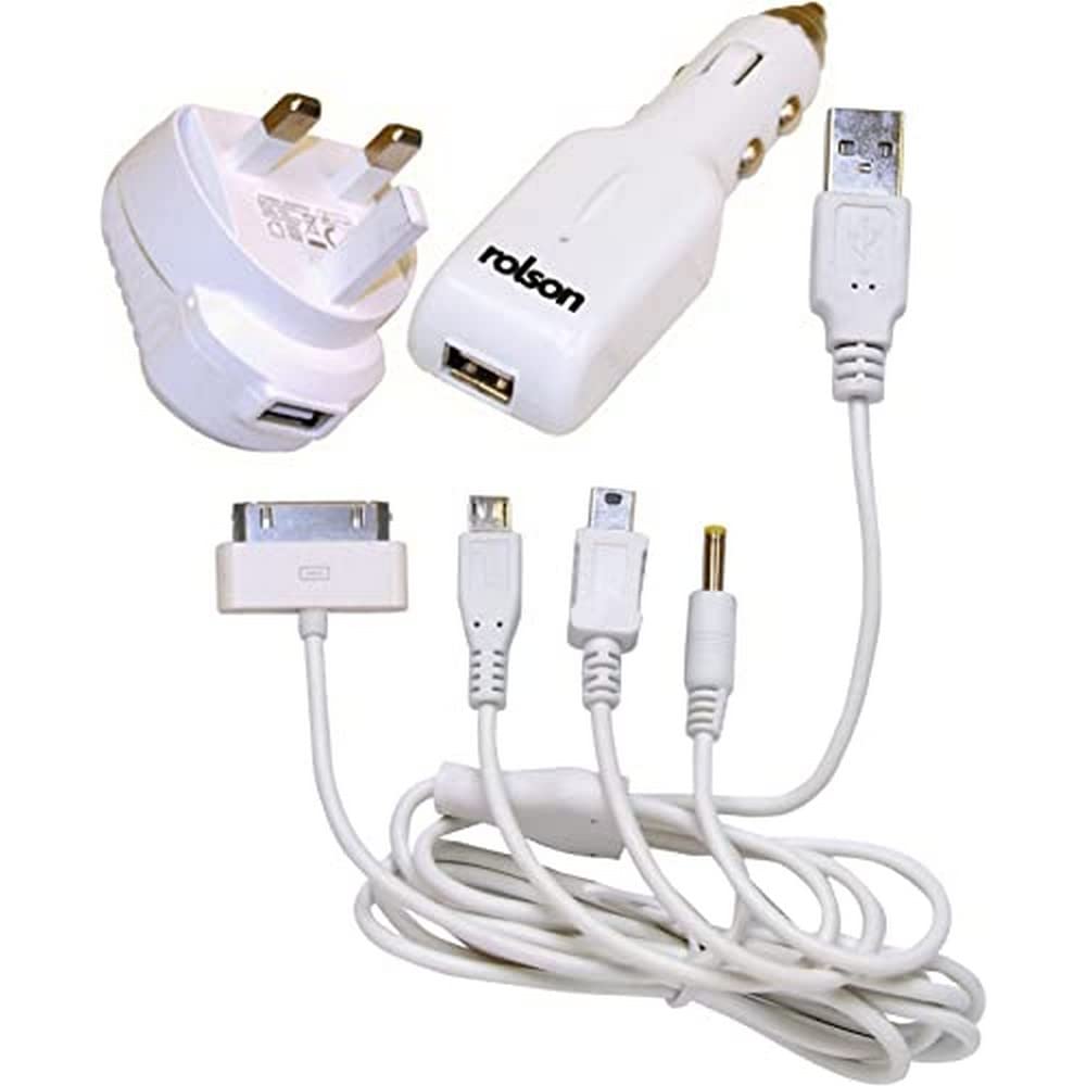 Rolson 43006 4-in-1 Universal Gadget Charger