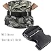 Tactical Heavy Duty Belt 1.5 Inch Combat Gear Utility Belt with Side Release Buckle Outdoor Sports and Hunting (Black)