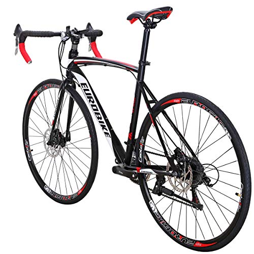 EUROBIKE Road Bike TSM XC550 Adult Bike Dual Disc Brake 54cm Frame Bicycle 21 Speed Bike - Thumbnail 7