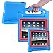 HDE Case for iPad 2 3 4 Kids Shockproof Bumper Hard Cover Handle Stand with Built in Screen Protector for Apple iPad 2nd 3rd 4th Generation (Blue Red)