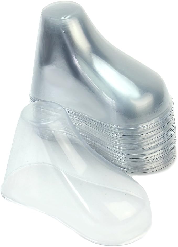 10 Pairs Baby Plastic Clear Infant Baby KidsFeet Display