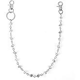 Mikovivi Wallet Dice Chain, Punk Hip Hop Dice Pants Chain Unisex Rocker & Casual Streetwear Clothing Accessories Pocket Chains for Pants Jeans Trouser Keyring Wallet