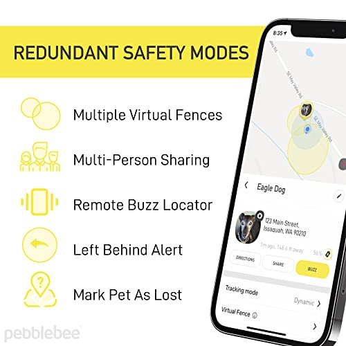 Pebblebee Found LTE GPS Tracker for Dogs and Cats with Thirty Day