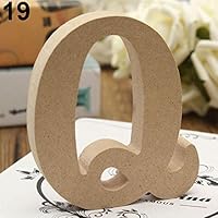8QzJs1Tg Freestanding A-Z Wood Wooden Letter Alphabet for Hanging Wedding Accessories Home Decoration Party Decor Q