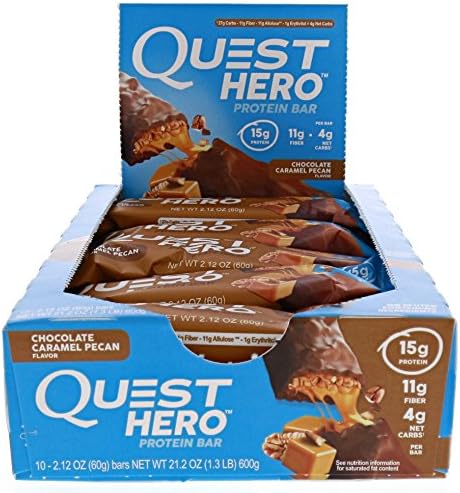 Quest Hero Bar Variety Pack Vanilla Chocolate Blueberry Candy Coating (Chocolate)