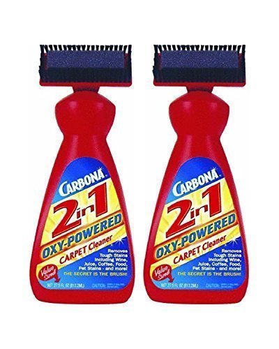 Carbona Oxy-Powered 2-in-1 Carpet Cleaner, 27.5 Ounces - Pack of 2