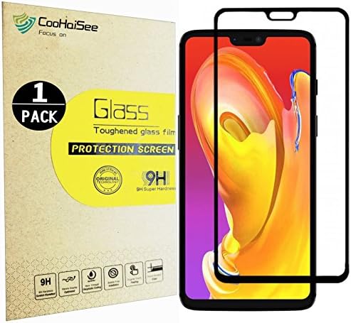 CooHaiSee OnePlus 6 Screen Protector, Tempered Glass Screen Protector [0.3mm, 3D] [9H Hardness] [Crystal Clear] [Bubble Free] for OnePlus 6.