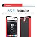 Sony Xperia C5 Ultra Case, MoKo [Shock Absorption] Slim Dual Layer Protective Case with Soft Silicone Bumper and Rigid PC Back Cover for Sony Xperia C5 Ultra 6.0 Inch (2015) - Red