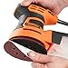 VonHaus Random Orbit Sander with 13000 RPM 6 Variable Speed and Dust Extractor System - Includes 5 Random Orbital Sander Pads