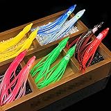 Yonihawk Hoochie Lures Fishing Squid Skirts Soft