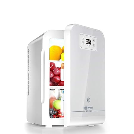 Mini Nevera, Pequeña Nevera Compacta Portátil Bajo Ruido Pantalla ...