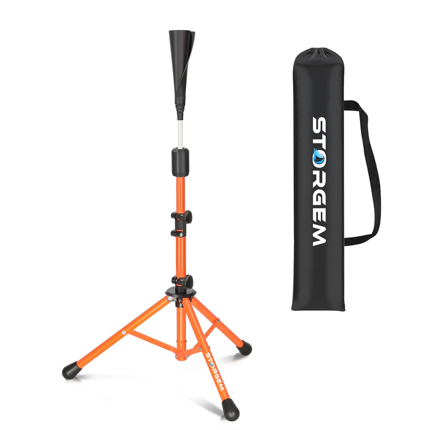 Photo 1 of Storgem Baseball Tee,Portable Tripod Batting Tee,Softball Tee for Batting Practice,Hitting Tee Easy Adjustable Height,with Bag