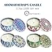 YYHC Aromatherapy Scented Candles Essential Oils Natural Soy Wax Portable Travel Tin Candle Set of 12 Gift 2.5 Ounce tins 240 Hour Burn Long Lasting