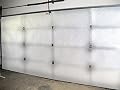 NASATECH White (Pre-cut 8 Panel) 1 Car Garage Door Insulation Foam Kit