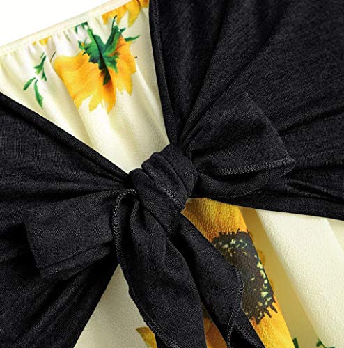3 Photno+Fashion+Bandage+Sunflower+Dress