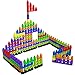 SHAWE 100 PC Interlocking Building Set -Fine Motor Skills- Children Imaginations Run Wild -Build Unlimited Shapes -Safe Kids Material