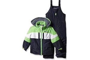 London Fog Baby Boys' 2-Piece Snow Bib and Jacket Snowsuit