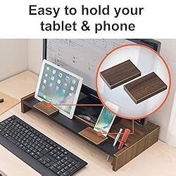 SANWA Stable Desk Monitor Stand Riser with Metal