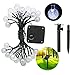 Solar Outdoor String Lights, Satu Brown Globe Fairy Lights 21ft 31 LED Waterproof Crystal Ball Starry Globe Lights for Home, Garden, Patio, Yard, Parties, Christmas Decoration