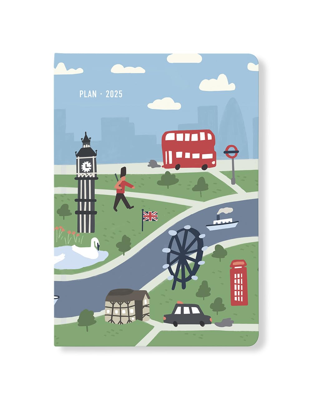 Letts of London Wanderlust A5 week to view 2025 diary - London