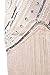 PrettyGuide Women's 1920s Gastby Diamond Sequined Embellished Fringed Flapper Dress S Luxury Beige