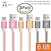 TekSonic [3 Pack] 6ft Extra Long Micro USB to USB Cable Nylon Braided Quick Charge Cable/Cord for Wall Chargers and Data Sync Cable Charge for Android, Samsung, HTC, LG, Nokia, Motorola, Tablets