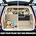 MODOKIT Large Trunk Organizer with Cooler for Car SUV Van Auto, Trunk Storage Container Durable Lids, Adjustable Straps and Large Pockets Accessories