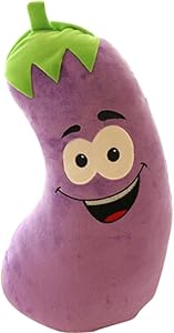 Amybria Lovely Plush Stuffed Huge Eggplant Vegetables Sofa Bed Decorative Throw Pillow Toy