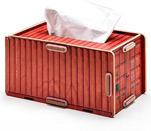 Hycobetter Container Design Wood Boutique Facial Tissue Box Cover / Wooden Holder / Paper Dispenser