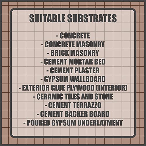 Waterproof Membrane Underlayment 108 sq ft 12 Mils Thick Bathroom