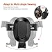 TORRAS Cell Phone Holder for Car, Auto-Clamping Air Vent Car Mount Holder Cradle, Black