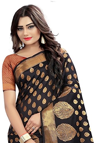 silk zone women's silk saree with blouse piece (banarasi 12_1_red)