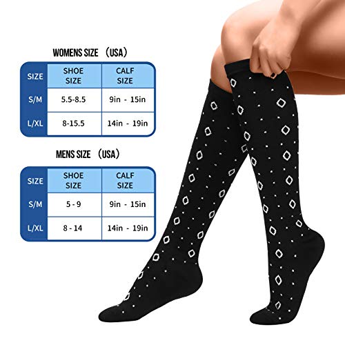 image for COOLOVER Compression Sock for Women & Men - Best for Running, Athletic