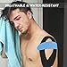 Boob Tape, Body Tape for Breast Lift with 2 Pcs Reusable Silicone Nipple Covers & 20 Pcs Disposable Nipple Covers, Bob Tape for Large Breasts A-E Cup Size Bra Tape Push Up for Strapless Dress