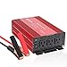 Quesvow 1000W Car Power Inverter DC 12V to 110V 3 AC Outlets Home Car RV Solar Power Converter for Household Appliances in case Emergency, Hurricane, Storm and Outage