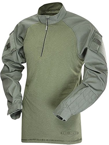 Tru-spec 1/4 zip tactical response combat shirt 50/50 nylon/cotto…
