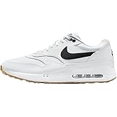 Nike Air Max 1 '86 OG G Men's Golf Shoes (FN0697-100, White/Gum Medium Brown/Black) Size 12.5