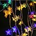 Mini Skater 13.7ft 40 LED Original Star Battery Operated String Lights, Christmas Lights for iIndoor, Gardens, Homes, Wedding, Christmas Party and Holiday Decor (Assorted Colored)