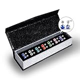 R-timer Womens Fashion Jewelry Stud Earrings Set 18K Whit-Gold Plated with Crystals from Swarovski