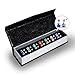 R-timer Womens Fashion Jewelry Stud Earrings Set 18K Whit-Gold Plated with Crystals from Swarovski