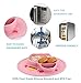 Baby Silicone Placemat, Non-Slip Feeding Plate for Toddlers Babies Kids with Strong Suction Fits Most Highchair Trays BPA-Free FDA Approved, Dishwasher and Microwave Safe