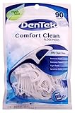 DenTek Comfort Clean Silk Floss Picks, Fresh Mint, 90 Count