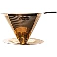 HERO Goldcup Paperless Coffee Dripper V60 Metal Filter Hand Drip Pour Over 300 Mesh Size 01
