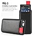 iPhone 6 Wallet Case, iPhone 6s Leather Case, LAMEEKU Shockproof Wallet Cover Leather Wallet Case with Credit Card Slot Holder, Protective Cover Compatible for Apple iPhone 6 / 6S 4.7'' - Black