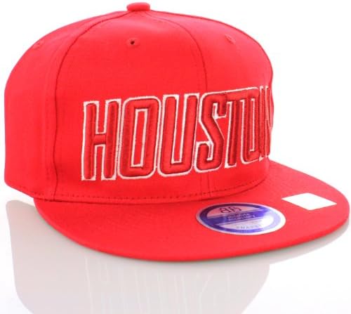 American Cities Houston Flat Bill Pro Teams City Snapback Hat Cap