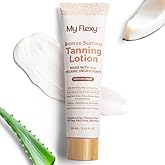 Sunless Tanning Lotionโ100% Organic-Medium/Dark Tan, Natural Self Tanner, Non Toxic Gradual Tanning Moisturizer, Streak-Free Self Tanning lotion for body, Sunless Tanner for Fake Tan for Women & Men