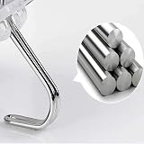Pubiao Self Adhesive Hooks Heavy Duty Invisible 12 Pack for Kitchen Bath Hall view 8